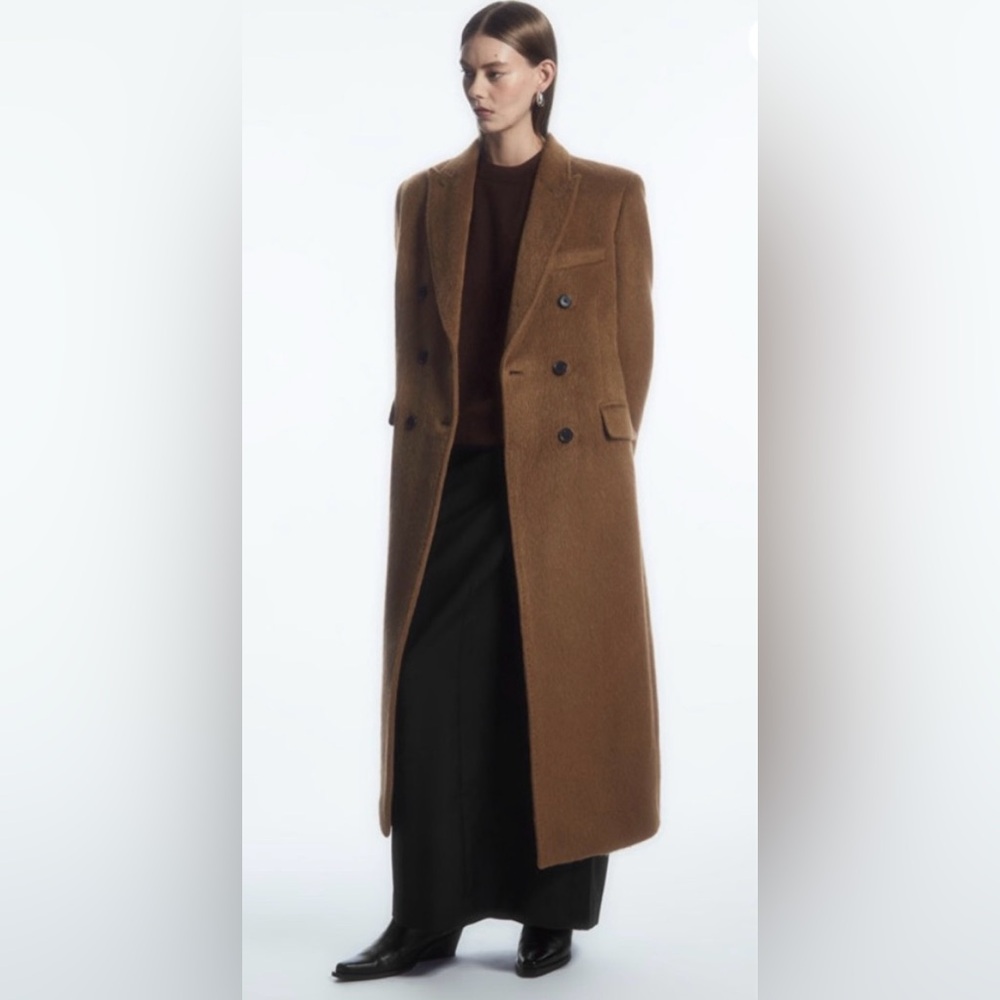 COS Oversized Double-Breasted Wool Coat